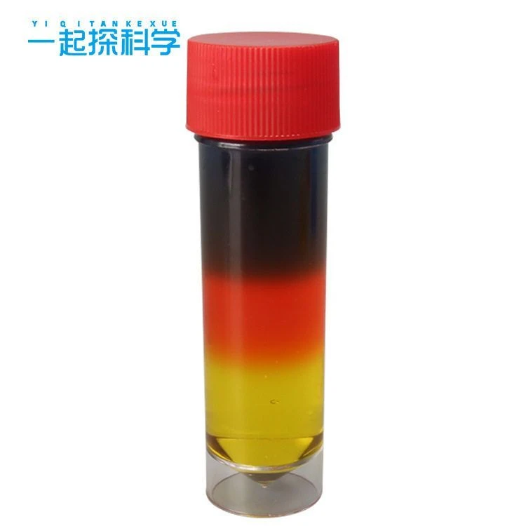DIY彩虹水 科技小制作化学diy自制科教材料包科学实验玩具彩虹色