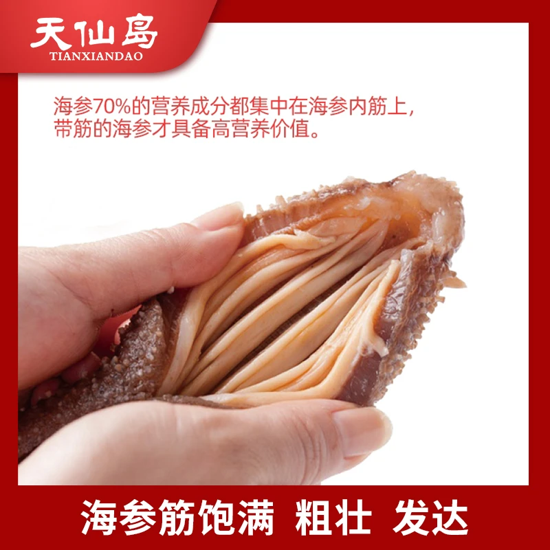 【推荐爆款】北太平洋刺参 即食海参自然生长 1000g