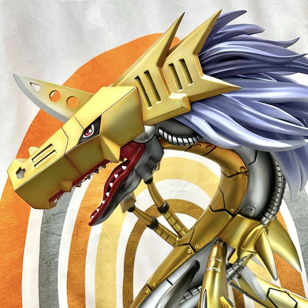 数码宝贝钢铁海龙兽手办暗黑四大天王动漫周边潮玩模型雕像摆件