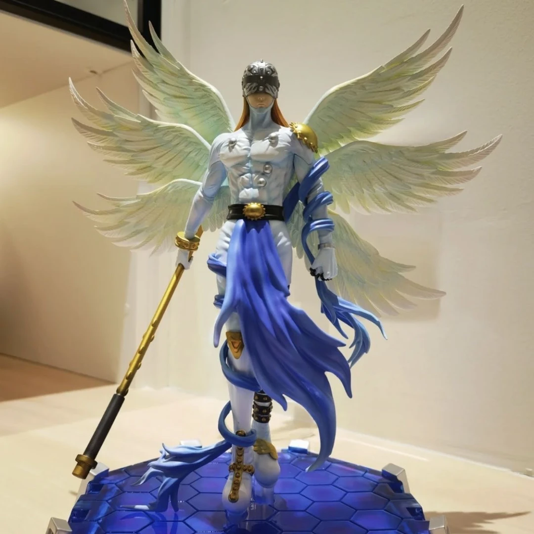 天女兽月神殿数码宝贝手办可发光动漫模型雕像摆件潮玩