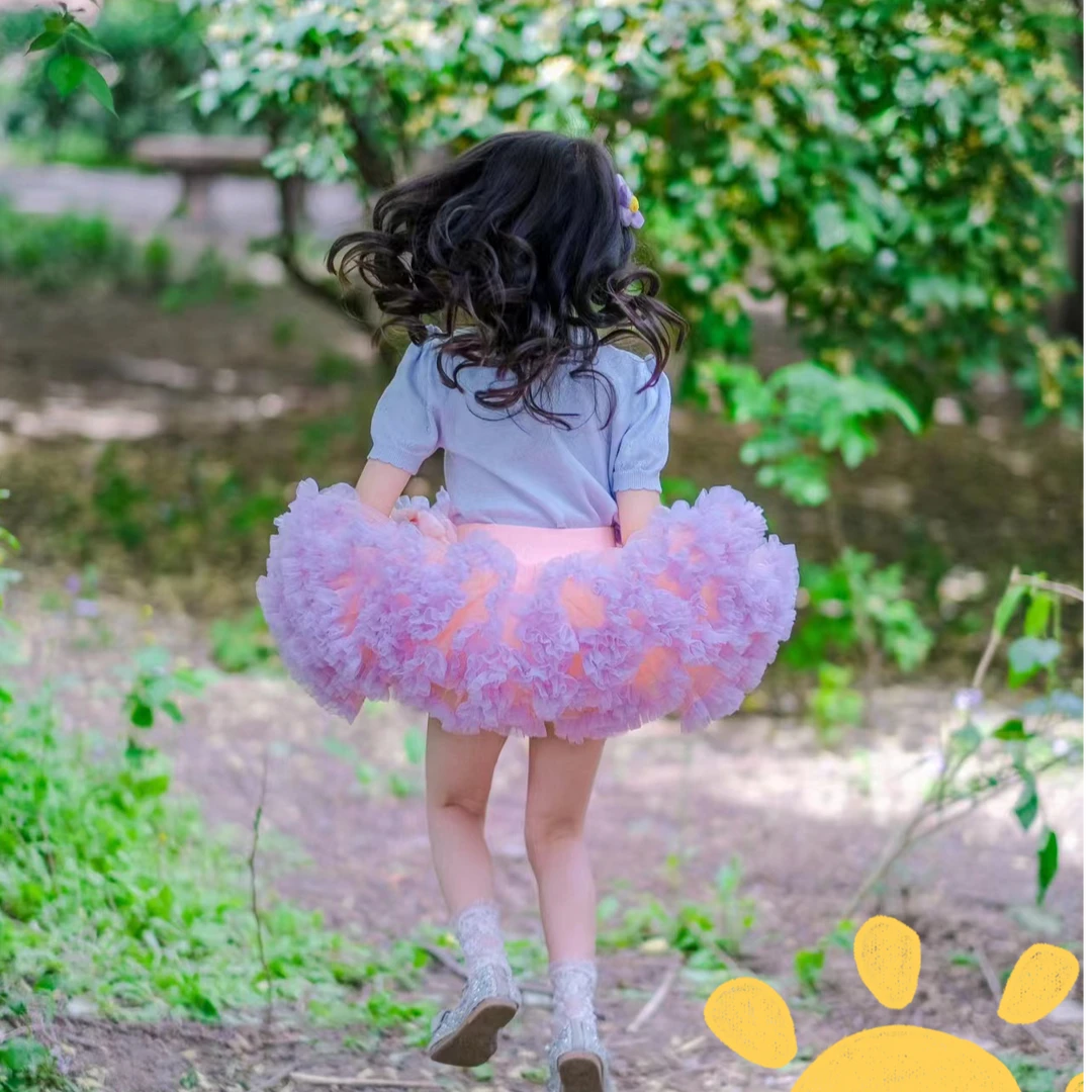 【琳娜贝尔】女童加蓬加翘半身裙四季百搭TUTU裙蛋糕裙蓬蓬裙