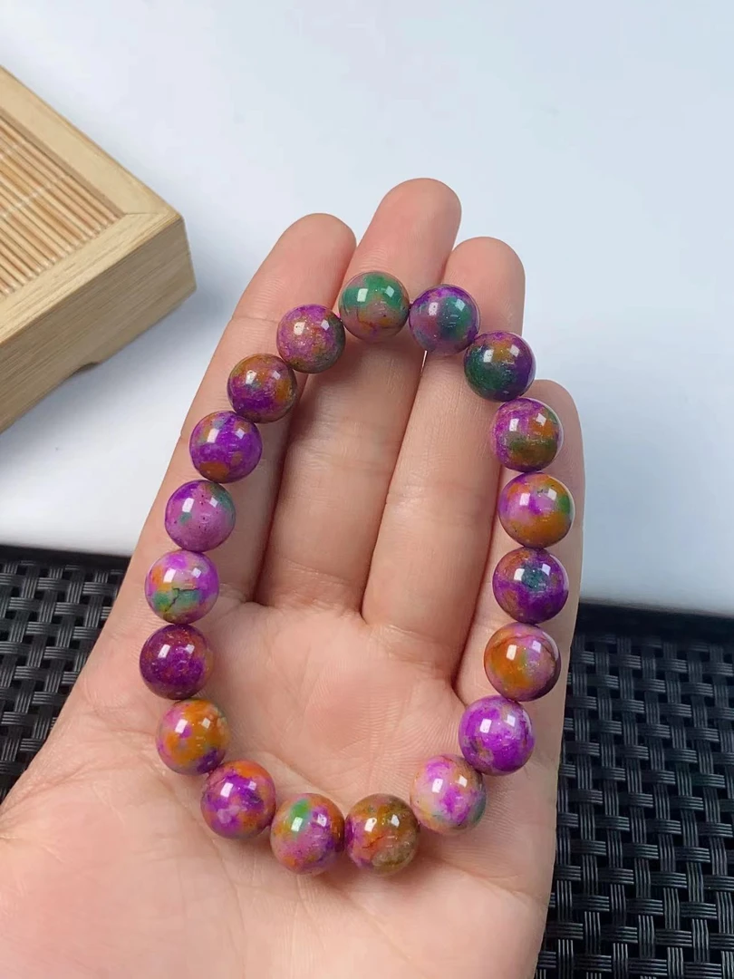 （聚宝严选）a710花系紫料10手串妈妈款时尚精致精美百搭