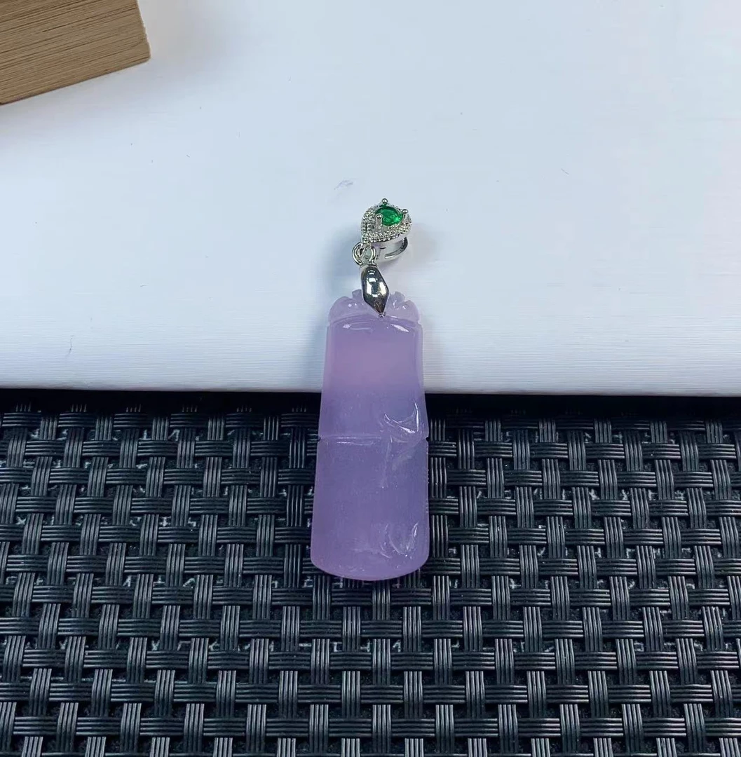 （聚宝严选）1023紫竹子吊坠精致气质妈妈款时尚精美
