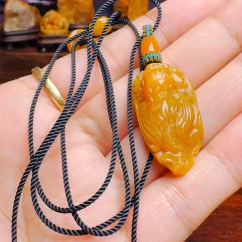 寿山石其他一**寻鳌龙挂件