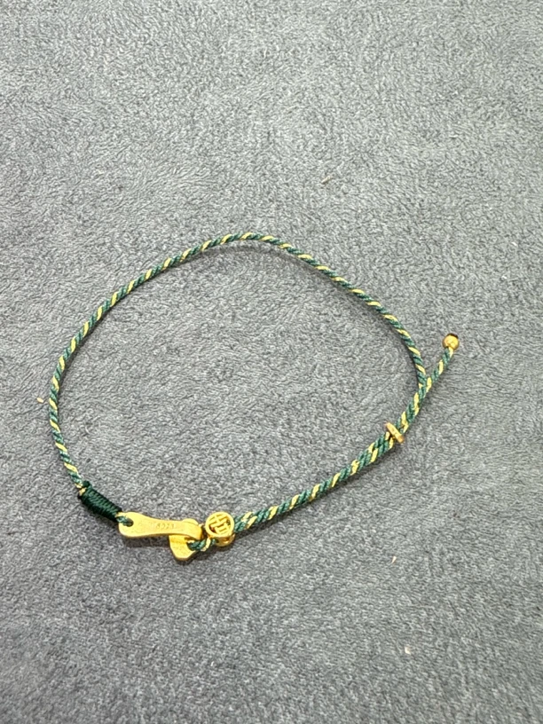 925银手链 银制如意编织手链-0843