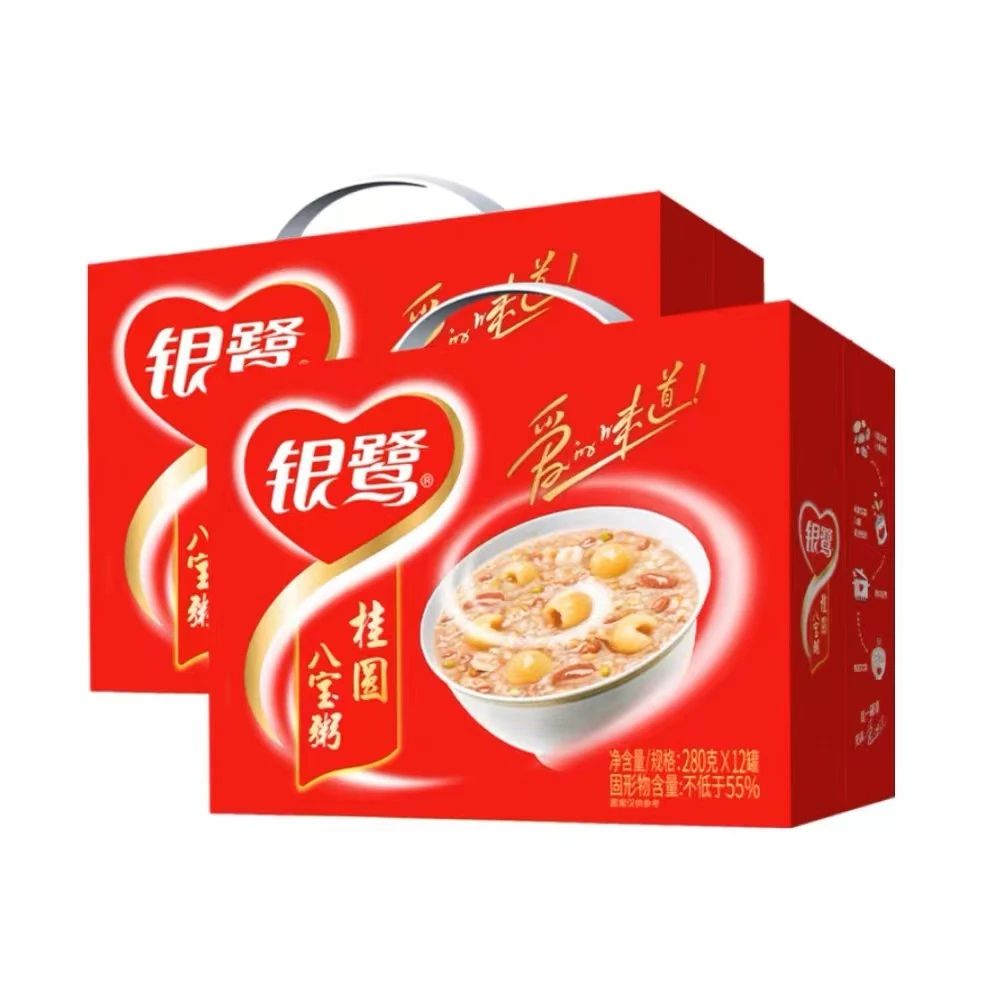 银鹭八宝粥桂圆八宝粥280g*12罐营养经典细腻软糯健康美味方便