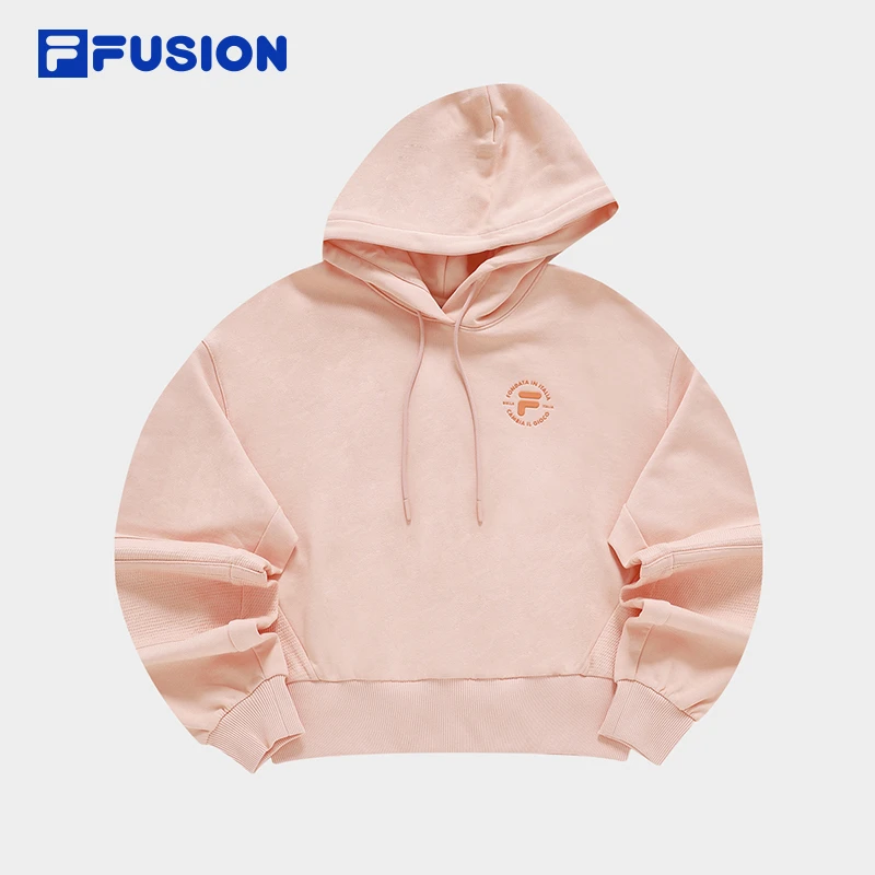 Fila/斐乐潮流女装舒适卫衣早秋款百搭宽松连帽上衣运动休闲长袖