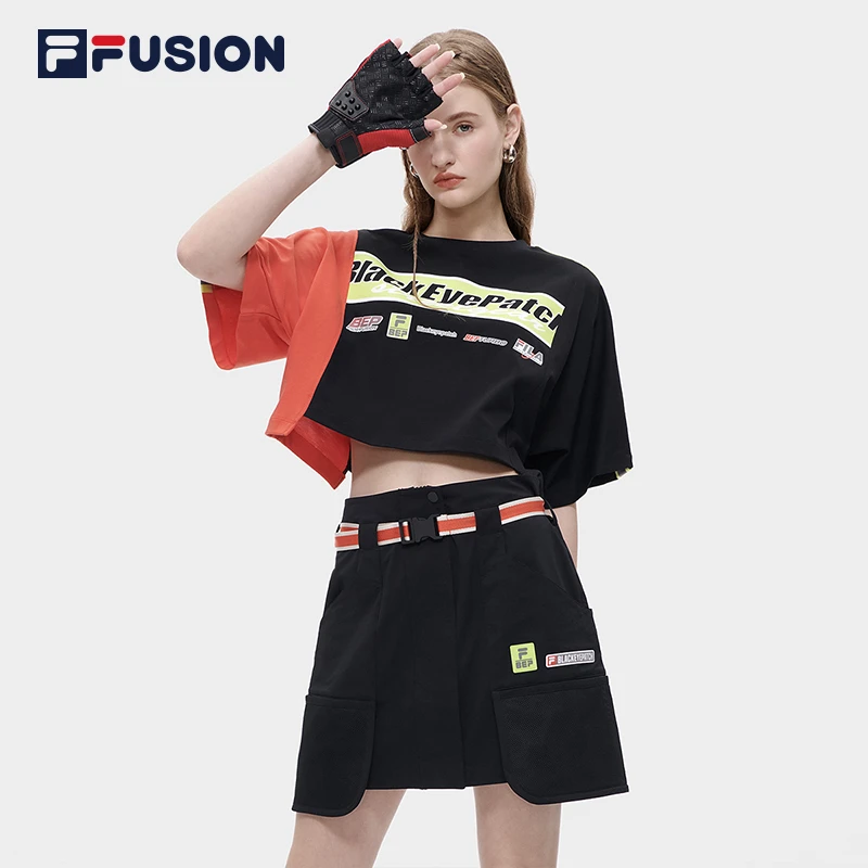 Fila/斐乐【欧阳娜娜同款】潮流针织短袖BEP联名时尚短袖T11W339101