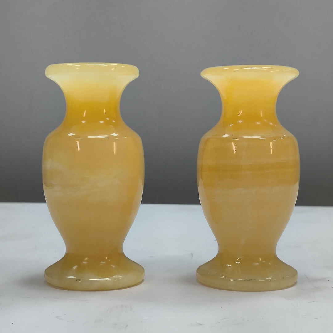 9002家居装饰摆件玉石雕刻电视柜玄关松驰感创意书房山水花鸟白菜