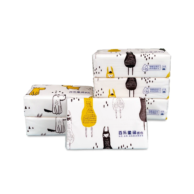 【1800抽】百乐婴儿保湿云柔纸巾100抽18包新生宝宝专用柔软乳霜