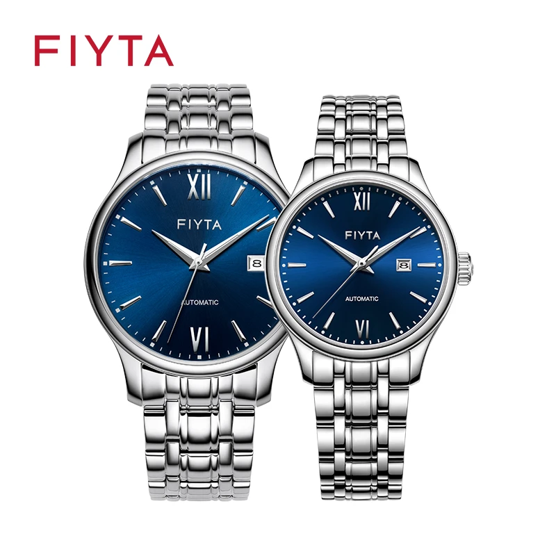 飞亚达经典系列时尚机械表男女同款手表蓝盘腕表DGA29005.WLW