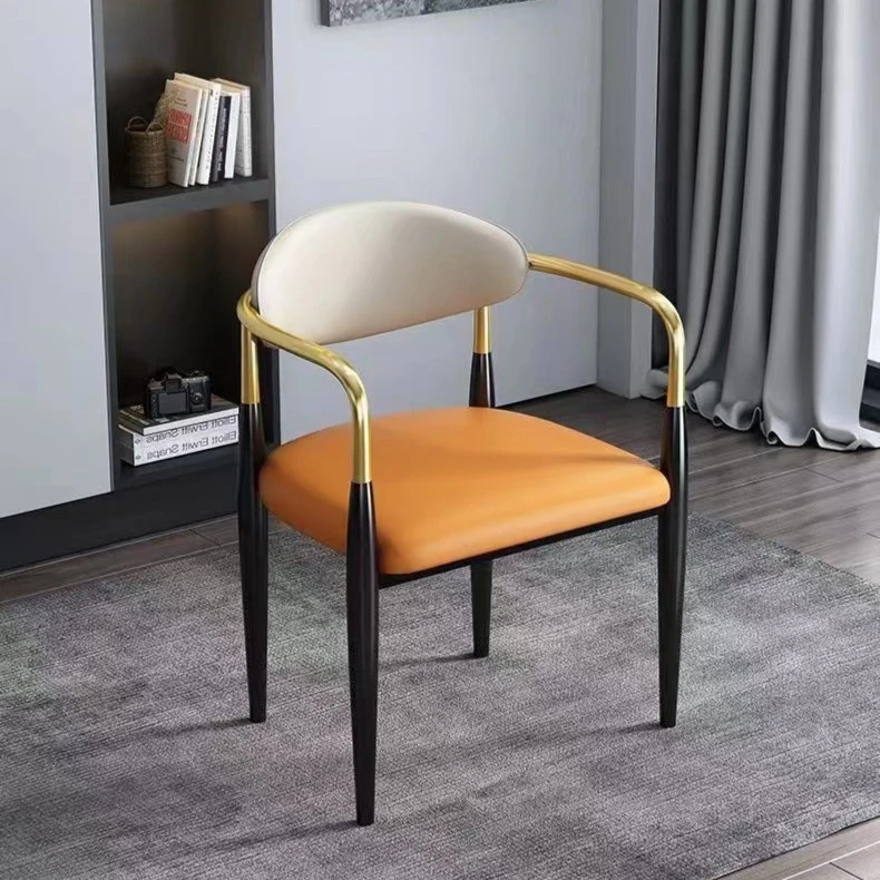 北欧简约家用客厅餐厅办公酒店轻奢围椅泡茶桌配套椅茶台椅子