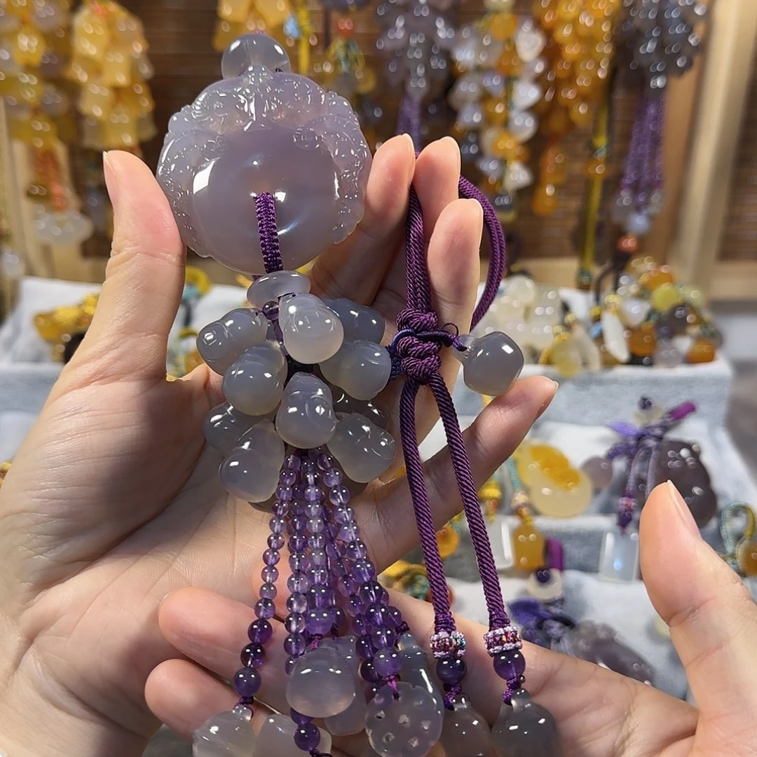 玛瑙/玉髓车挂未镶嵌