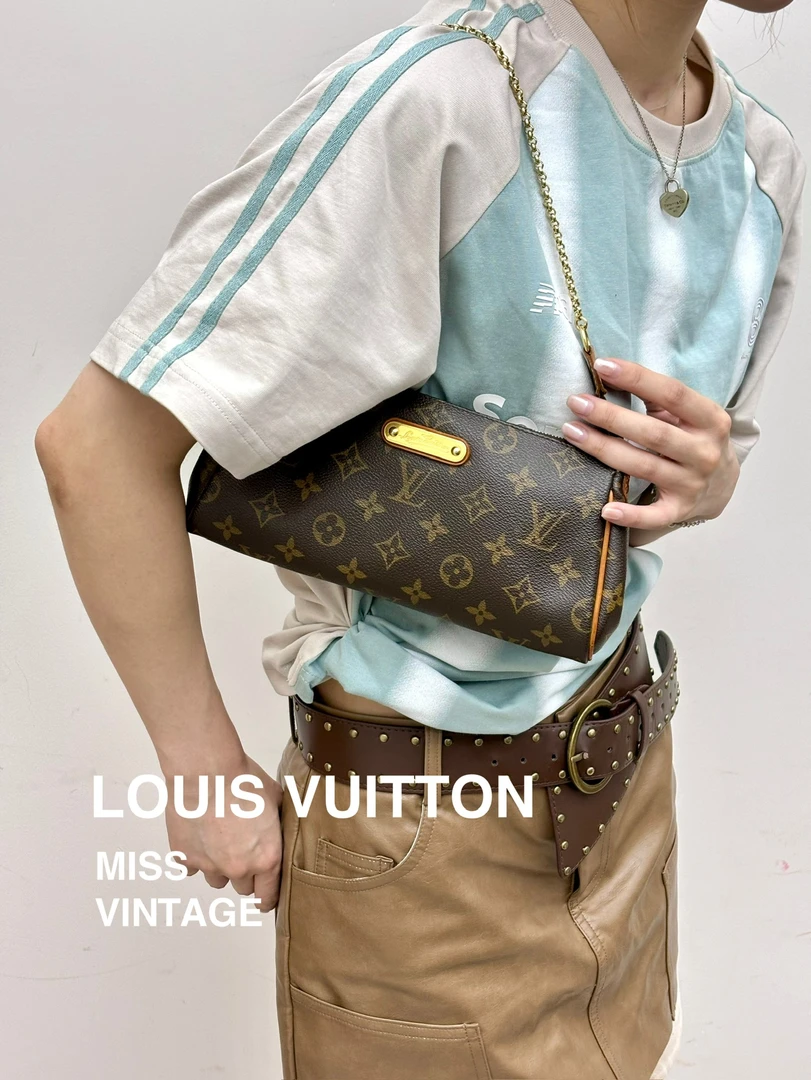 95新 LouisVuitton/路易威登 觅时/LV/老花eva/110567