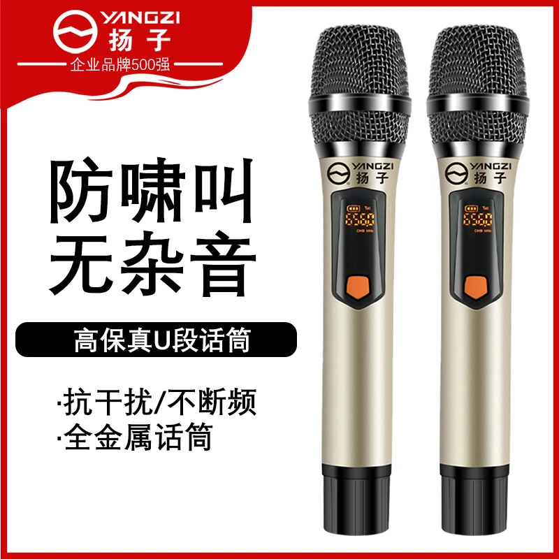 YANGZI/扬子无线话筒U段调频舞台专业ktv 唱歌户外音响会议卡拉ok