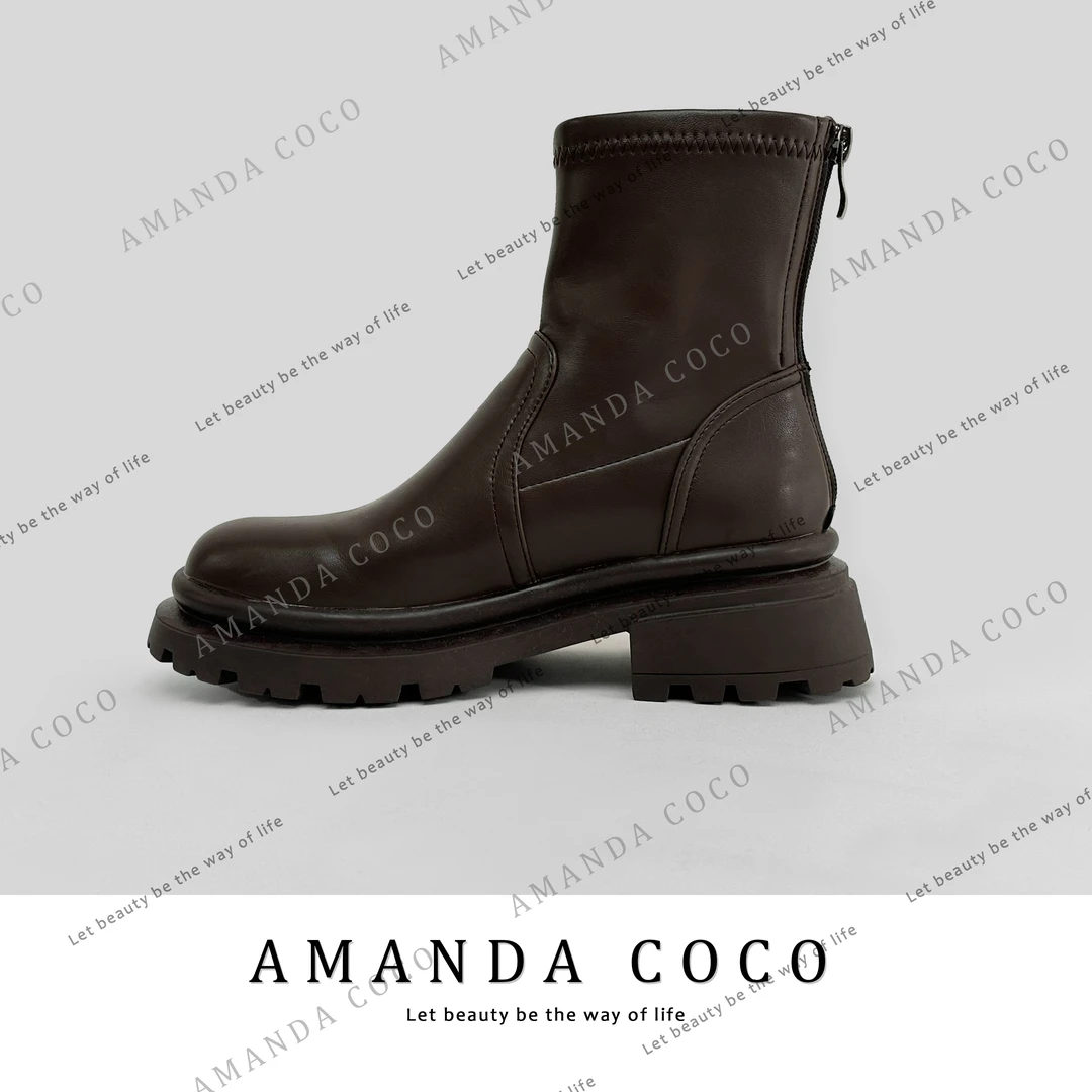 AMANDACOCO静静丨 设计师款~高定百搭时尚靴子