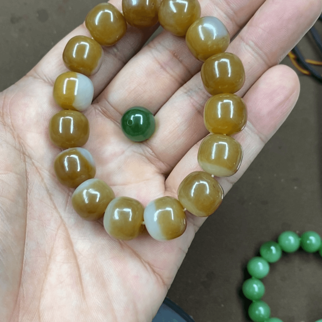 【闪购商品】和田玉（糖玉）手链未镶嵌宠****王