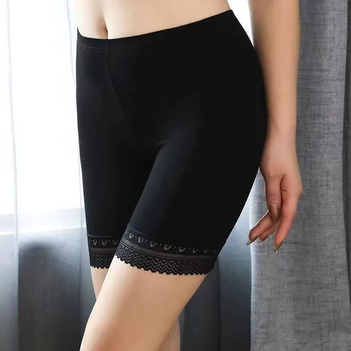 安全裤女防走光夏季打底裤女外穿薄款平角保险短裤女