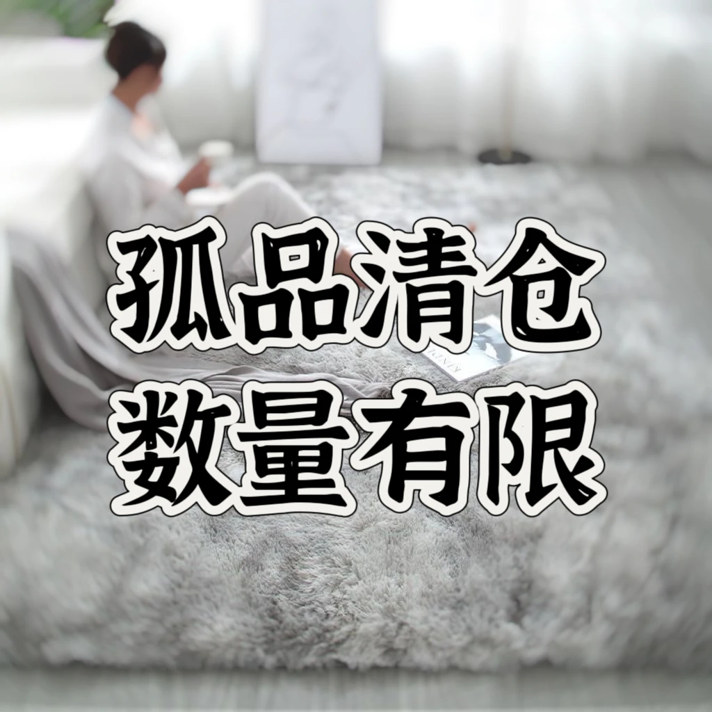 【孤品清仓】201-400网红改造客厅沙发茶几地毯卧室满铺