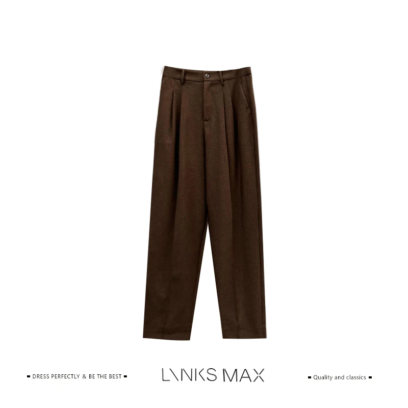 Links Max设计感通勤西装休闲裤20872