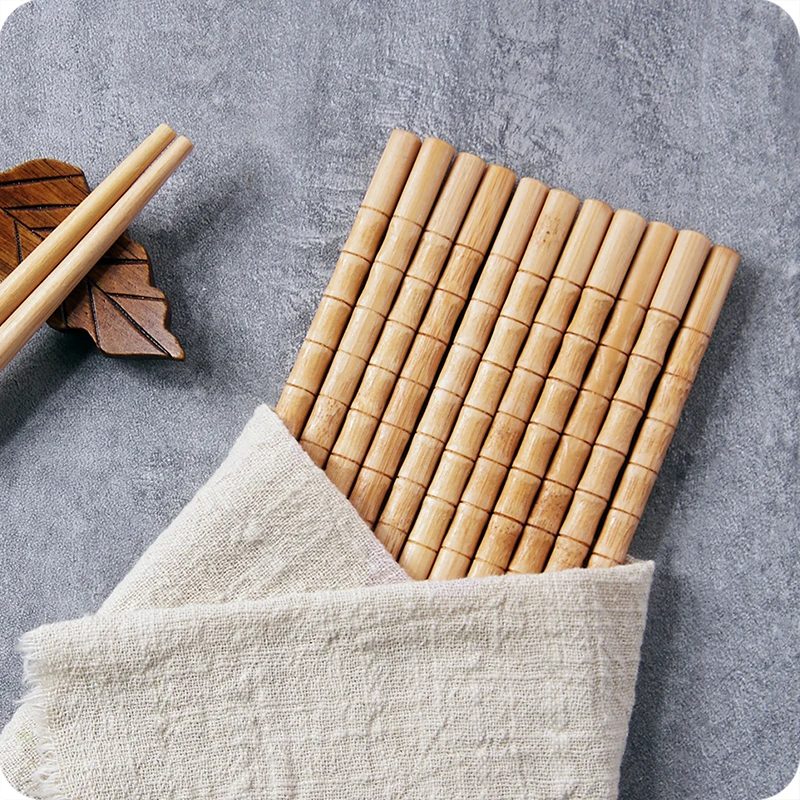 【刘哥】儿童床上的天然竹竹节花瓶筷木质高档家用无漆无蜡