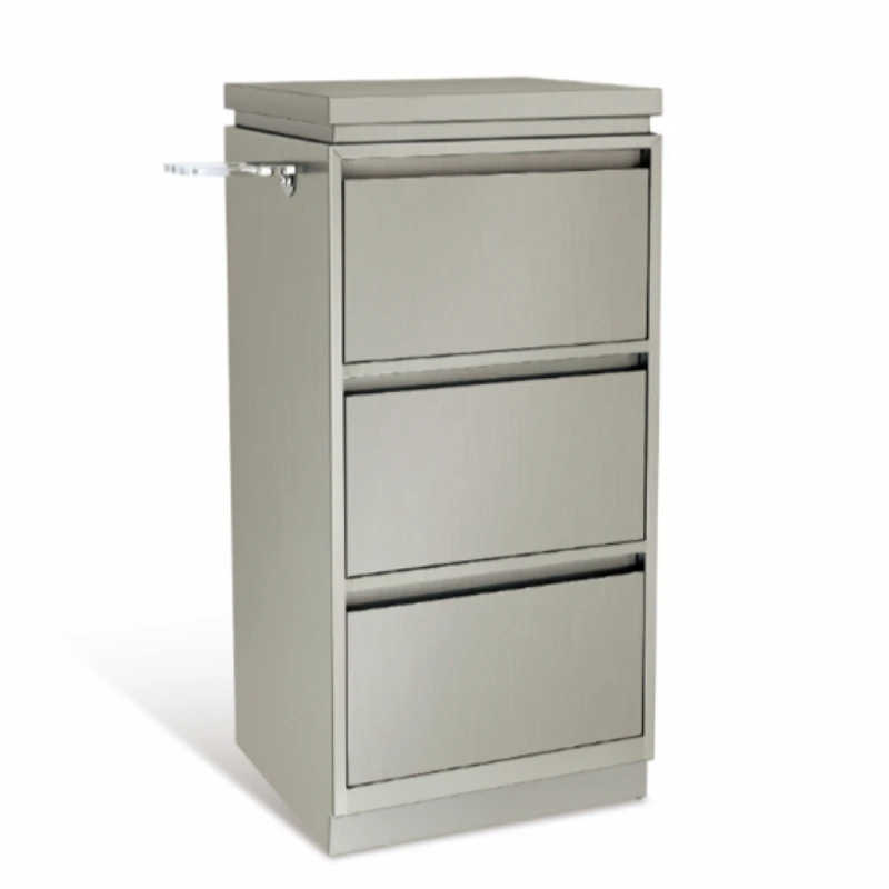 网红美发店工具柜发廊专用不锈钢工具柜理发收纳储物柜剪发工具车