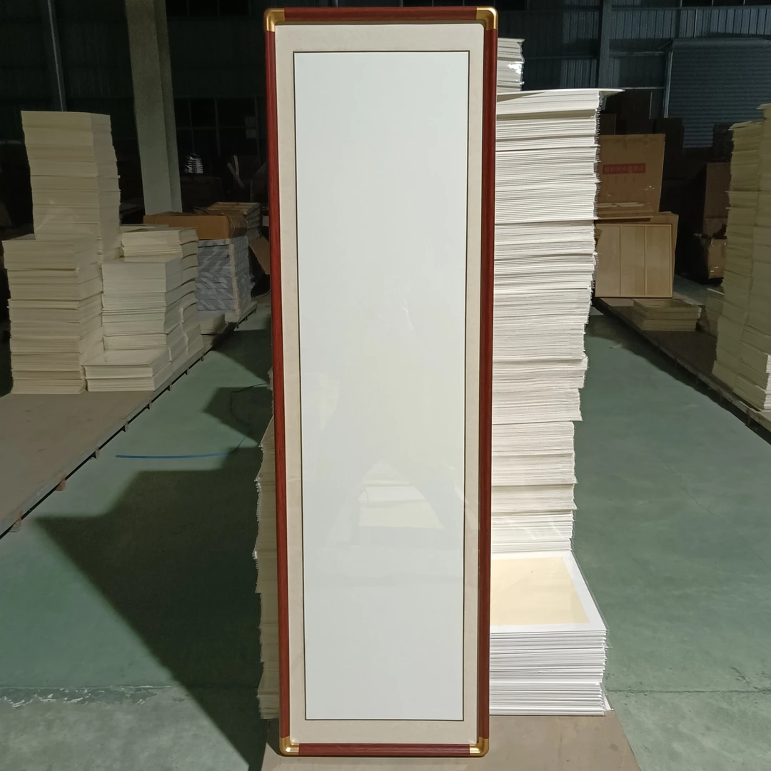 【相知】42x150花梨色【4公分升级款】仿铜角实木画框【到手2个】