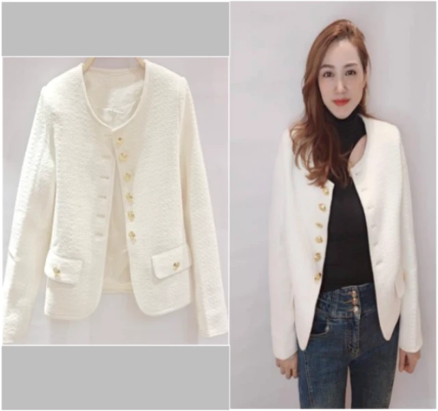 气质短款上衣女外套小香风