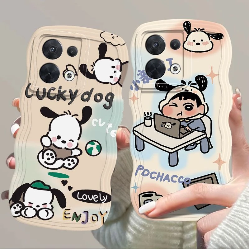 适用OPPOreno8手机壳小新打工reno8pro防摔PGBM10软壳5g个性8pro+