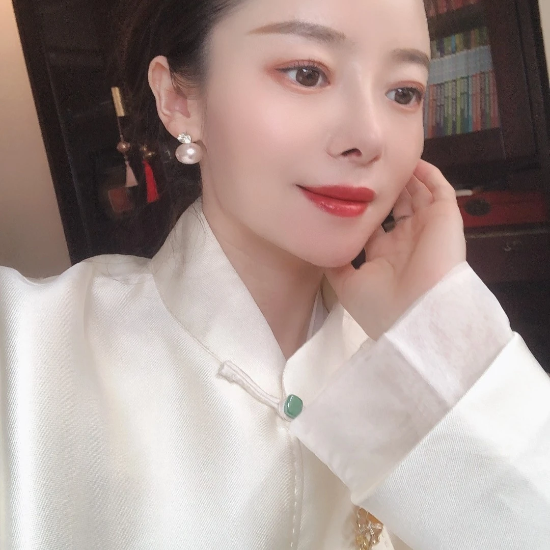 沉默 裳中式纯色纱袖边衬衫气质长袖