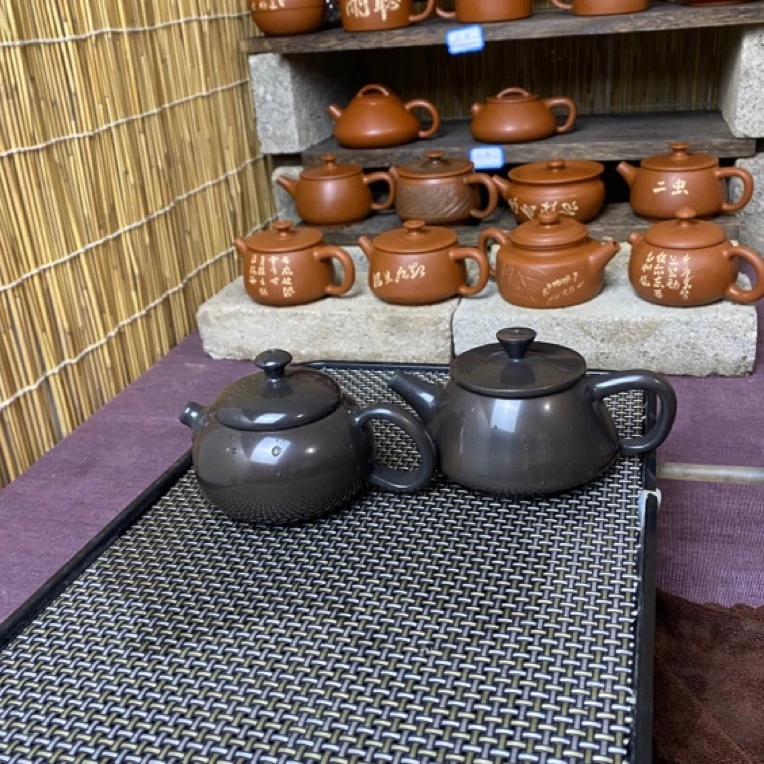 建水紫陶壶 亮面 约