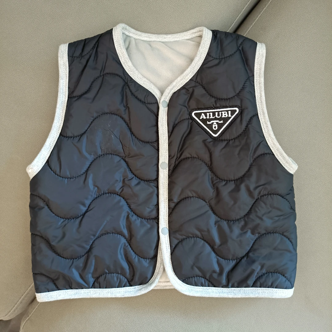 薄棉宝宝连体衣暖背儿童秋冬棉服初春哈衣  时尚