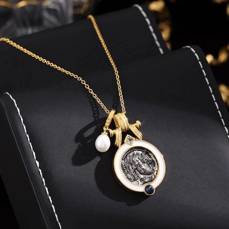 铜合金项链 《货号6221》复古时尚小众创意坠链