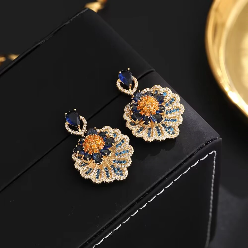 铜合金耳饰 《货号1232》欧美重工耳坠