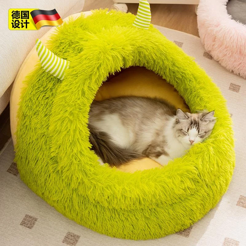 德式猫窝四季通用猫屋冬天保暖封闭式安全感猫咪睡窝狗窝宠物冬季