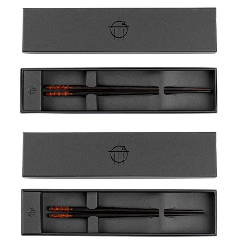 双八棱异木筷子礼盒女士高档筷子家用耐高温防滑防霉酒店轻奢方便