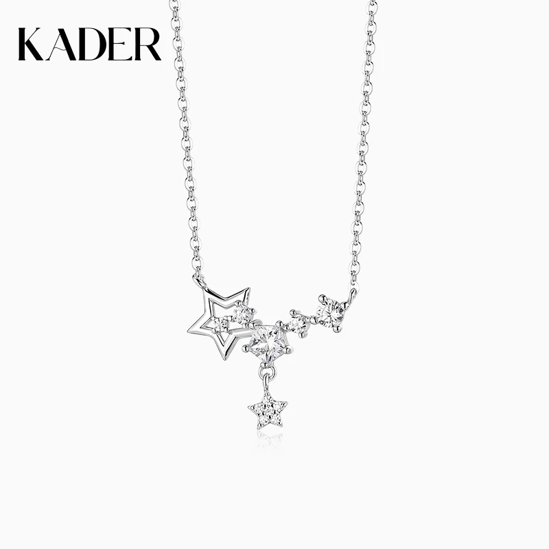 KADER/卡蒂罗 坠链均925银 璀璨星语项链女小众精致轻奢生日礼物
