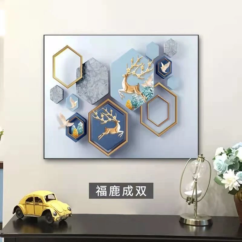 电表箱装饰画框免打孔现代简约遮挡开关电闸盒配电箱客厅餐厅画