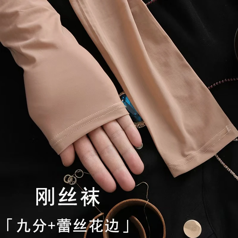 肉色打底裤女士九分裤袜春秋高腰显瘦灰色薄款9分光腿神器打底袜