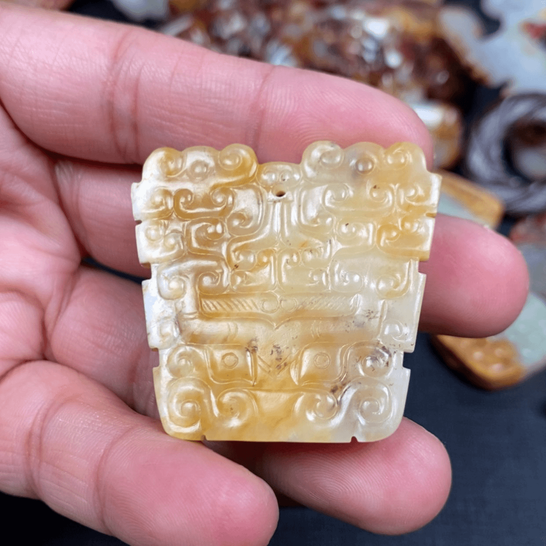 【闪购商品】和田玉（糖玉）挂件未镶嵌湛****之