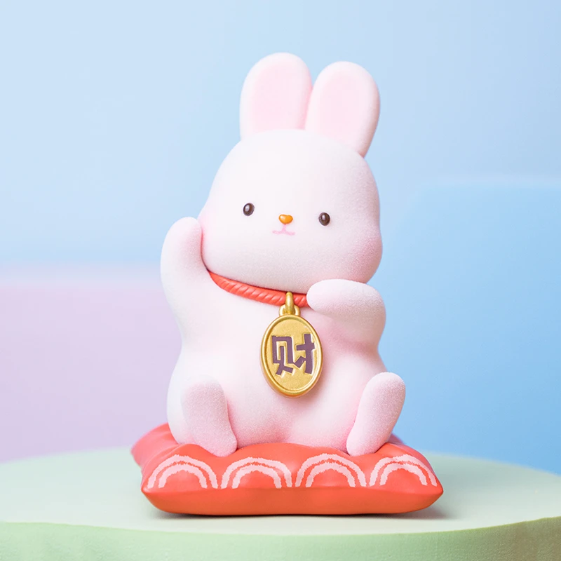 正版摸摸兔手办可爱创意兔子家居办公室装饰品桌面摆件生日礼物