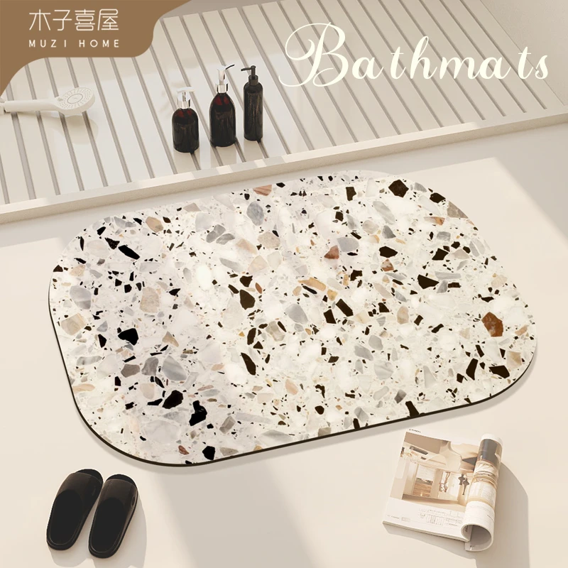 法式浴室地垫卫生间脚垫多规格可选