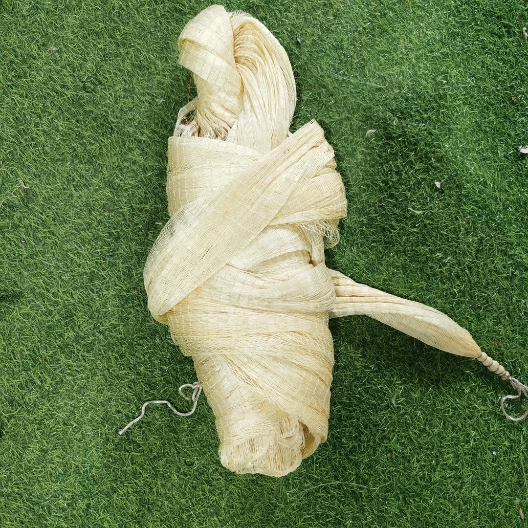 有几个破洞，特价半指尼龙线渔网鱼型铅坠8斤3.5米高