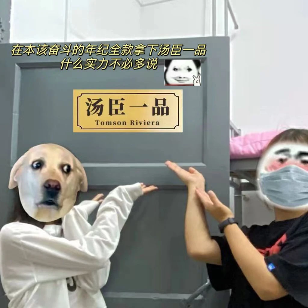 创意搞笑宿舍门牌搞怪可爱寝室门牌创意整蛊宿舍门口装饰汤臣一品