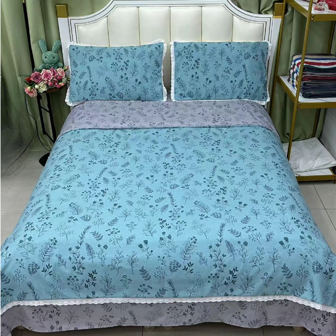 轻奢复古双层纱四件套--芳草集（标准）