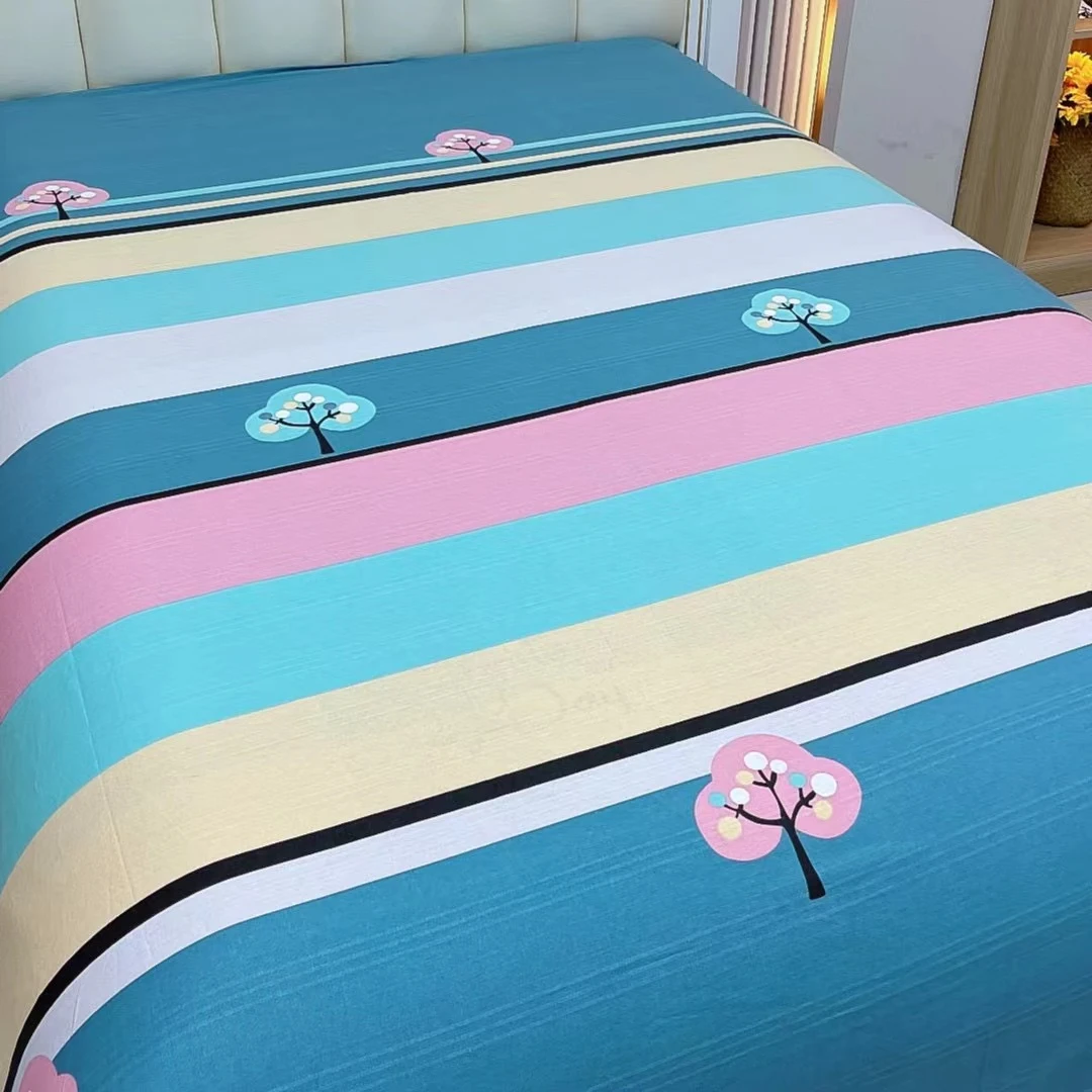 （卡通树林绿）2.4米*2.4米床单