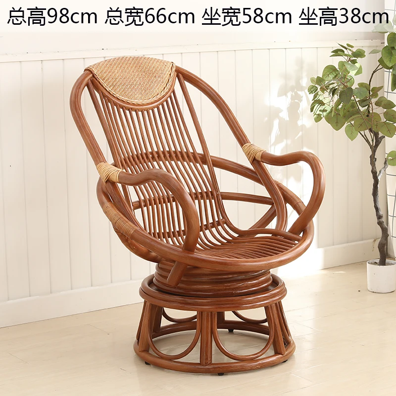 高端系列 新款头枕大转椅 躺椅腰撑藤椅户外经典阳台室内茶椅