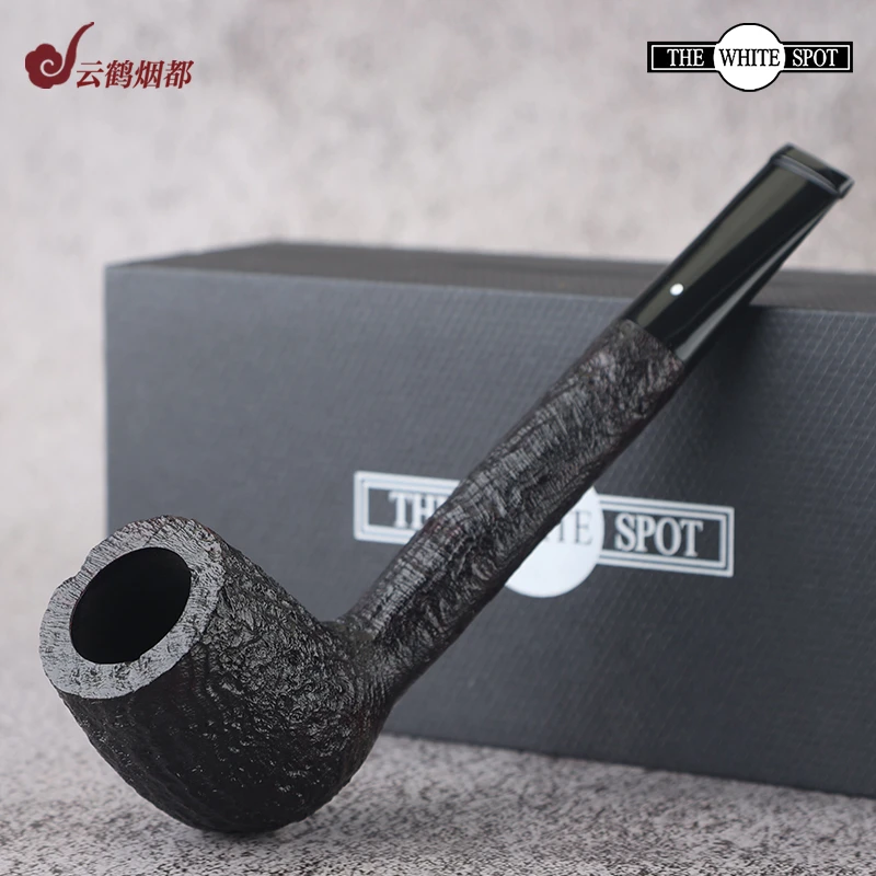 云鹤烟都英国进口The White Spot石楠木烟斗shellbriar系列5109