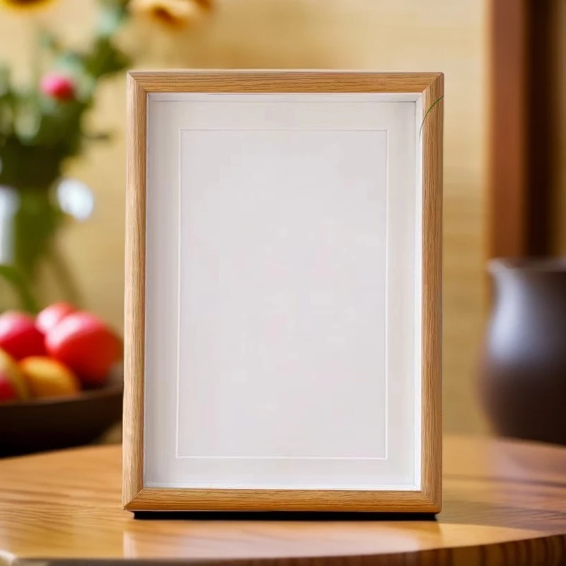 拿回去自己写空白相框摆件配书写纸DIY毛笔字书法中式桌面摆件