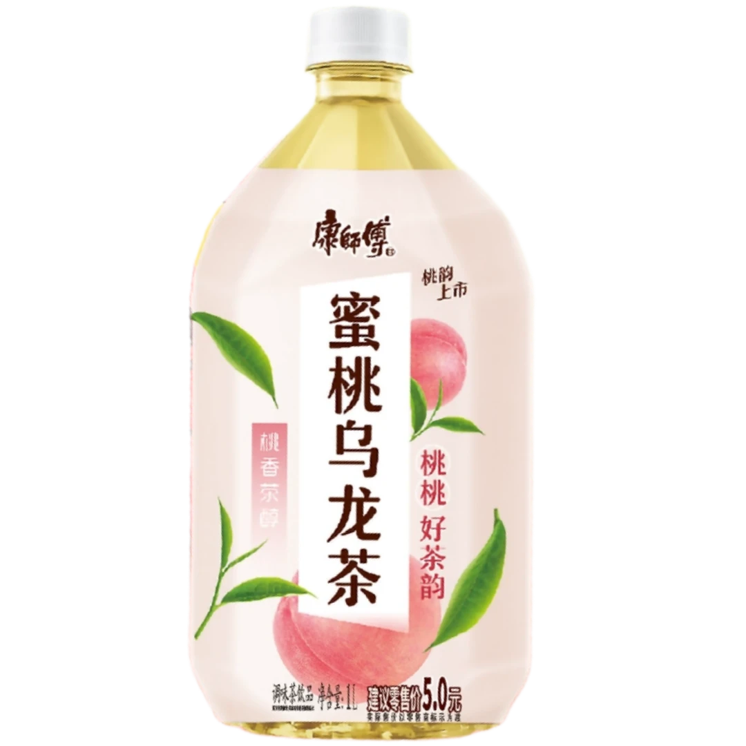 康师傅 蜜桃乌龙茶 1L/桶